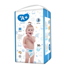 Free Sample Big Elastic Waistband Disposable dry Baby Nappies Baby Diapers